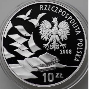 III RP, 10 PLN 2008 - 40e anniversaire de mars 68