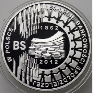 III RP, 10 PLN 2012, 150e anniversaire des banques coopératives en Pologne