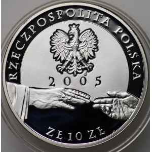 III RP, III RP, 10 PLN 2005 Jean-Paul II
