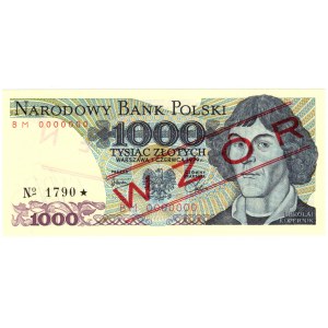 People's Republic of Poland, 1,000 zloty 1979, MODEL - No 1790*, series BM 0000000