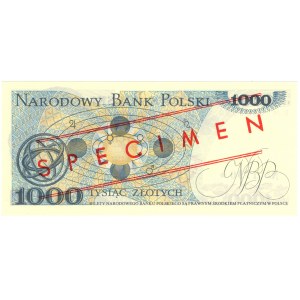 People's Republic of Poland, 1,000 zloty 1979, MODEL - No 1790*, series BM 0000000