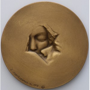 Pologne, Médaille, J. Markiewicz, Maternité 1979