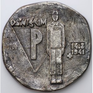 Pologne, Médaille , Beatus Maximilianus Kolbe, Franciszek Habdas