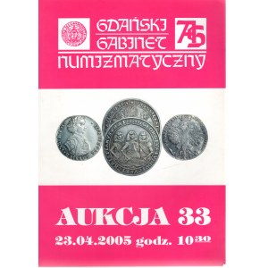 Catalogue de vente du cabinet numismatique de Gdansk, vente 33