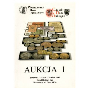 Catalogue de vente aux enchères de la WDA, vente 1