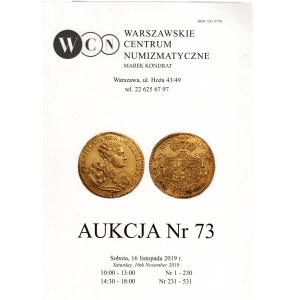 Catalogue de vente aux enchères WCN, vente aux enchères 73