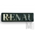 Dwa Emblematy Samochodowe Renault 18 GLT i Audi