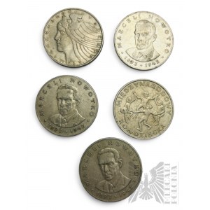 PRL Zestaw Monet 20 Złotych 1975, 1976, 1979