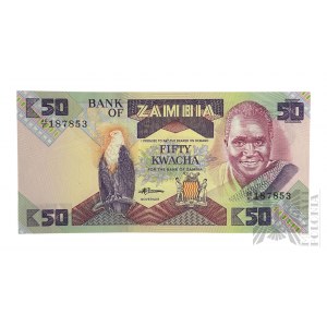 II poł. XX w., Zambia - Banknot 50 Kwacha