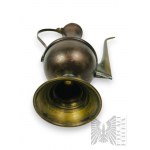 Zestaw Oświeconego: Mosiężny Ganesha z Misą i Stary Mosiężny Dzbanek