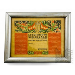 PRL - Diploma to a Soldier of Democracy