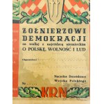 PRL - Diploma to a Soldier of Democracy