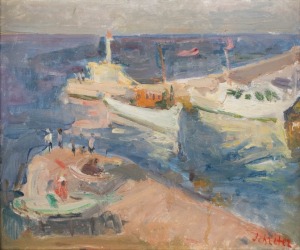 Zygmunt Schreter (Szreter), PEJZAŻ PORTOWY