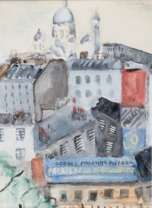 Alicja Halicka, WIDOK NA MONTMARTRE