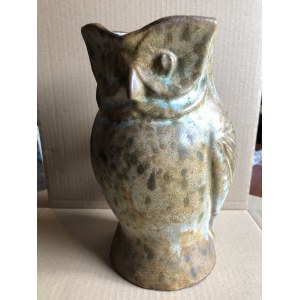 Ceramiczny dzban / wazon w kształcie sowy