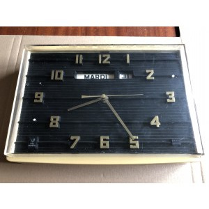 Zegar wskazujący godziny i dni miesiąca marki JAZ, Francja