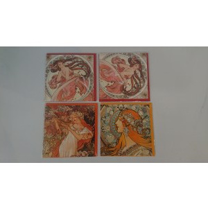 Zestaw pocztówek - Alfons Mucha