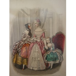 Rycina reklamowa La Mode, 1848