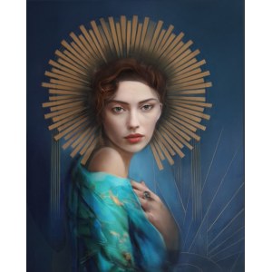 Jacek Tyczynski, Art Deco Portrait, 2025