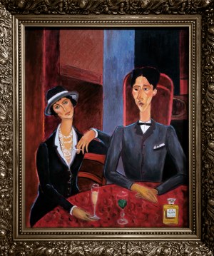Krystyna Ruminkiewicz, Dialog z Modiglianim. Portret Jeana Cocteau i Coco Chanel, 2025