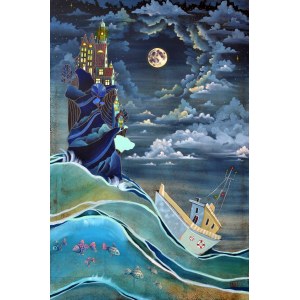 Anna Oleszkiewicz, Night fishing, 2024
