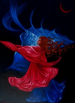 Mariusz Zdybał, Ksieżycowa z cyklu Loie Fuller, 2025