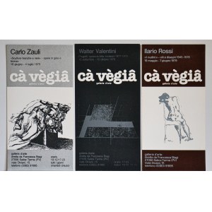 ILARIO ROSSI/WALTER VALENTINI/CARLO ZAULI, Manifesti