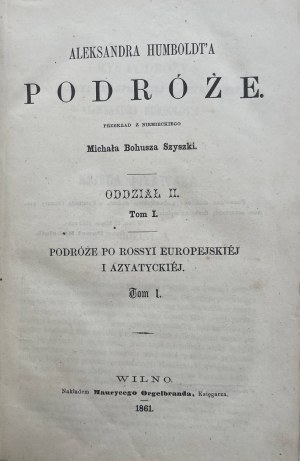 TRAVELS IN ROSSYA - VILNIUS 1861