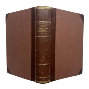 KORBUT - POLISH LITERATURE VOLUME I NICE COPY.