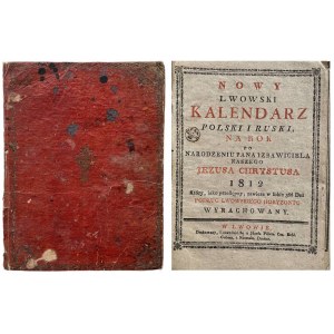 NOWY LWOWSKI KALENDARZ 1812
