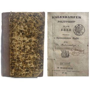 RADZISZEWSKI'S POLITICAL CALENDAR 1838
