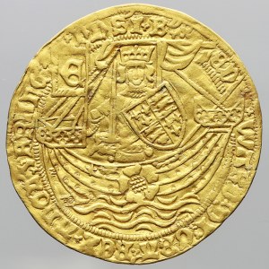 Anglie Edward IV. (1461 - 1483). Rose nobel, minc. Londýn