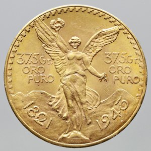 Mexiko 50 pesos 1943 ORO PURO (37,5 g)