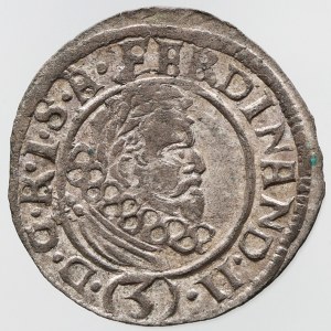 3 krejcar kipr. 1622 Praha - Hübmer