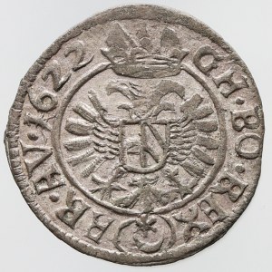 3 krejcar kipr. 1622 Praha - Hübmer