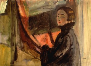 Aneri Irena Weissowa (1888-1981), Portret własny, ok. 1910
