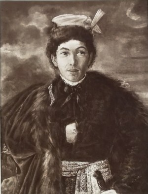 Maurycy Gottlieb (1856-1879), Autoportret artysty w polskim stroju
