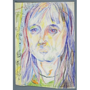 Janina Muszanka-Łakomska (1920-1982), Portret kobiety - Autoportret (?), ok. 1970