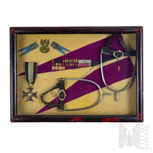 II RP/PSZnZ Set after Rotmistrz Marian Szendzielarz - 20th Lancers Regiment, 10th Hussars Regiment.