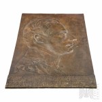 II RP Unique Bronze Placket - Lieutenant Stanislaw Balanda, Ministry of Military Affairs 1918/19.