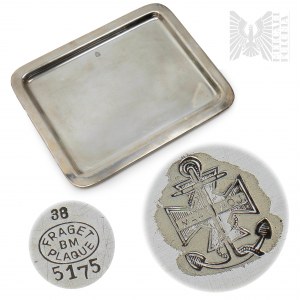 II RP - Large Navy Tray - Fraget Warsaw