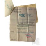 II RP - Krzyż Zasługi za Dzielność KOP z Dyplomem Unikatowy Zestaw