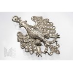 Luxury Polish Jagiellonian Eagle Patriotic Palladium and Diamonds.