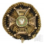 19th Century - Miniature of the Gold Cross of the Virtuti Militari 1830/31 or 1863/64.