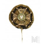 19th Century - Miniature of the Gold Cross of the Virtuti Militari 1830/31 or 1863/64.