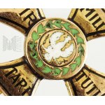 19th Century - Miniature of the Gold Cross of the Virtuti Militari 1830/31 or 1863/64.