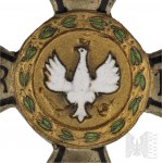PSZnZ Silver Cross Virtuti Militari (9021) - Battle of Montbard 1940, Lancer Volunteer Stanislaw Jablonski 10.Armored Cavalry Brigade.