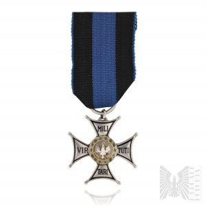 PSZnZ Silver Cross Virtuti Militari (10004) - Battle of Monte Cassino (Hill 593) , Stanislaw Kica ,2nd Rifle Battalion of the 3rd Carpathian Rifle Division