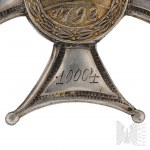 PSZnZ Silver Cross Virtuti Militari (10004) - Battle of Monte Cassino (Hill 593) , Stanislaw Kica ,2nd Rifle Battalion of the 3rd Carpathian Rifle Division