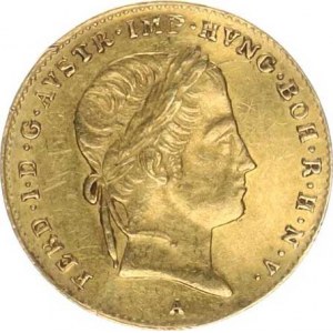 Ferdinand V. (1835-1848), Dukat 1848 A 3,431 g, rechteckig